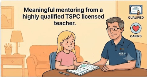 Meaningful mentoring from a highly qualified and caring tutor